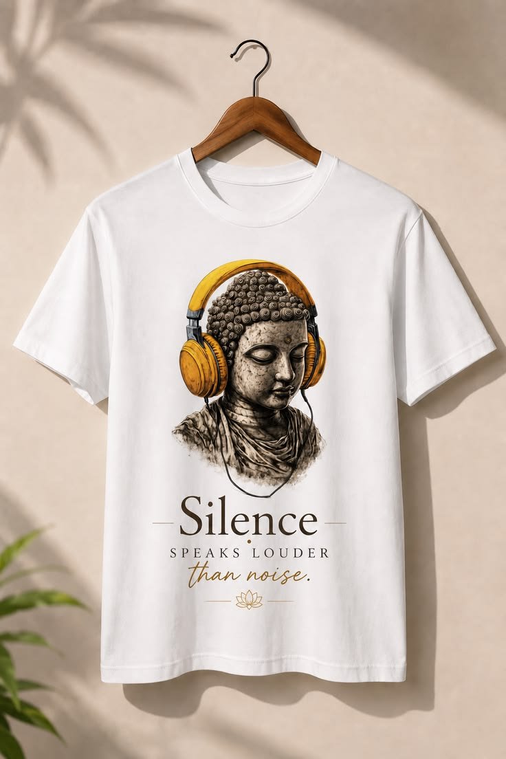 Silence Speaks Louder graphic knit tee